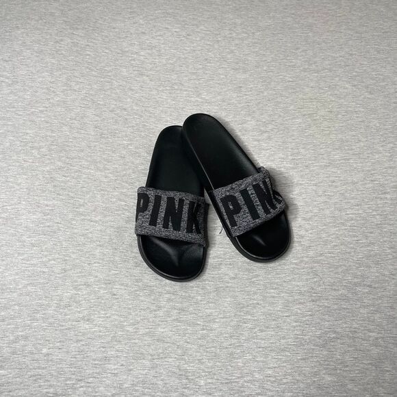 Victoria's Secret PINK Women’s Vintage Logo Stretch Sandal Slides - Picture 11 of 12